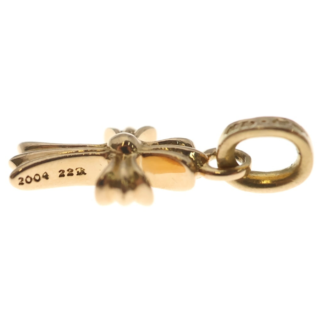 CHROME HEARTS(クロムハーツ) 22K CRS BBYFAT P/DIA ベイビーファットクロス PAVEダイヤ ペンダントトップ ゴールド BCA035
