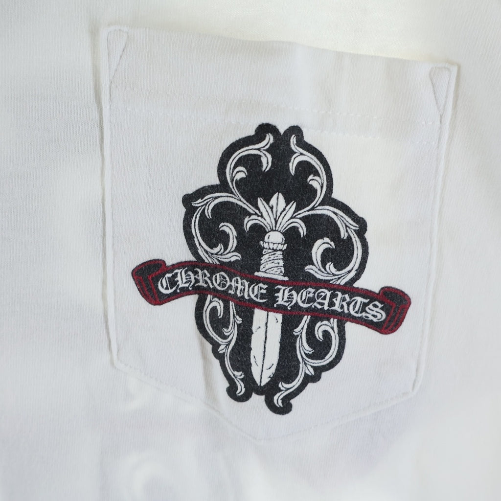 CHROME HEARTS(クロムハーツ) OLD S/S オールド バックヴァインダガープリント 半袖Tシャツカットソー