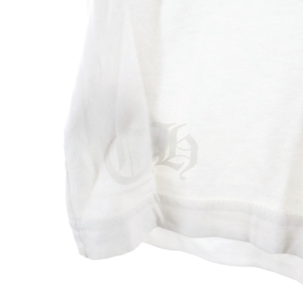 CHROME HEARTS(クロムハーツ) S/S バックホースシュー ホノルル限定 クルーネック半袖Tシャツカットソー ホワイト