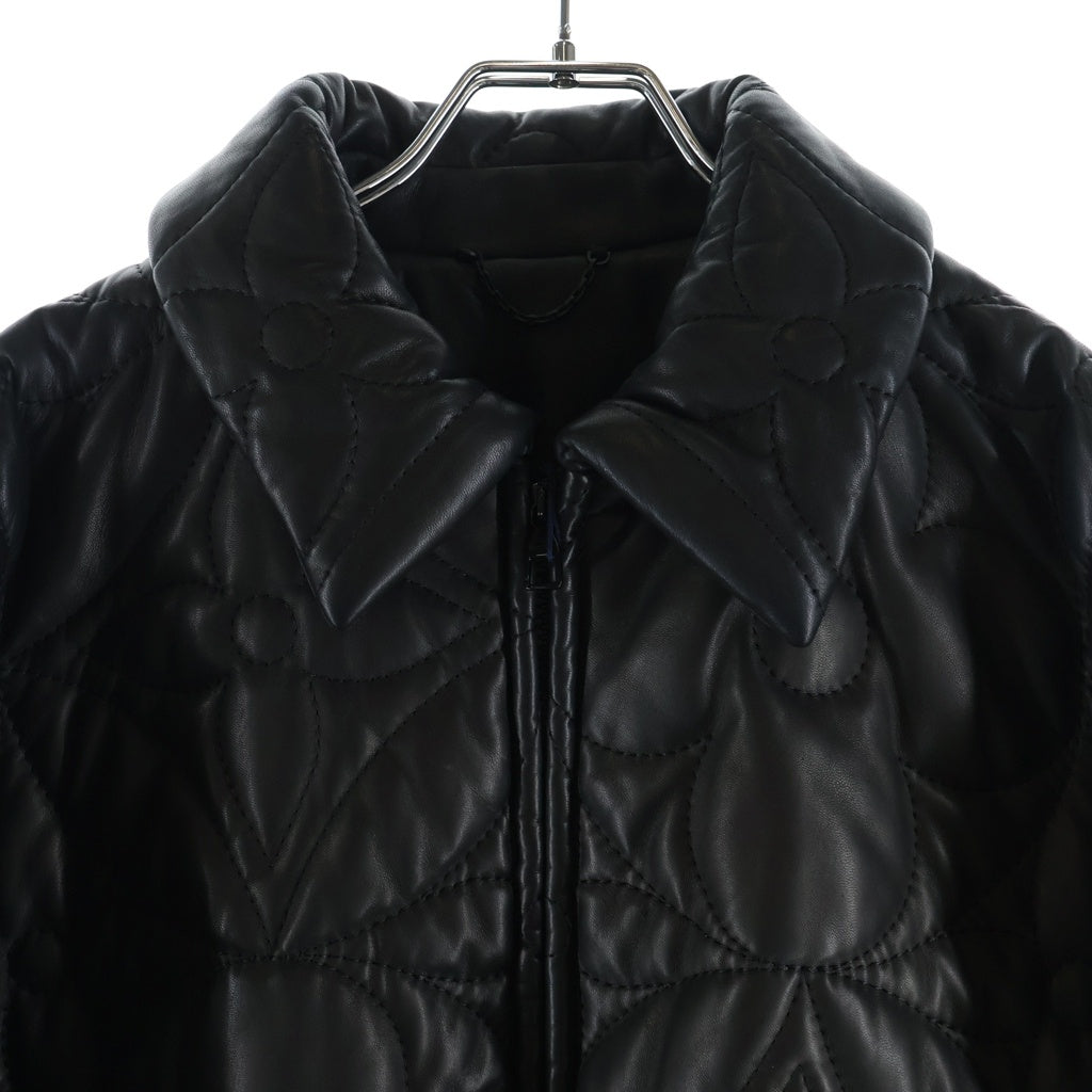 LOUIS VUITTON(ルイヴィトン) 23SS ビッグモノグラムラムスキンレザージャケット RM231Q ET7 HLL55E