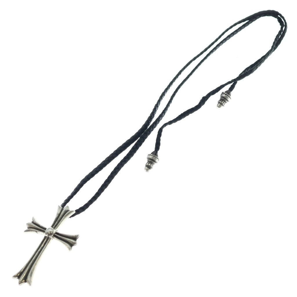 CHROME HEARTS(クロムハーツ) CH CRS LG BC ラージCHクロス Wボロチップ シルバーネックレス