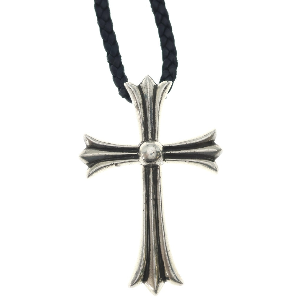 CHROME HEARTS(クロムハーツ) CH CRS LG BC ラージCHクロス Wボロチップ シルバーネックレス