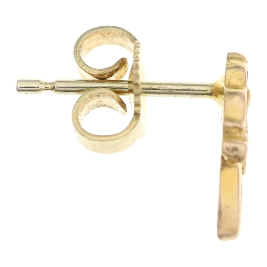 CHROME HEARTS(クロムハーツ) 22K STACK DAGGER ダガースタックスタッドピアス ゴールド