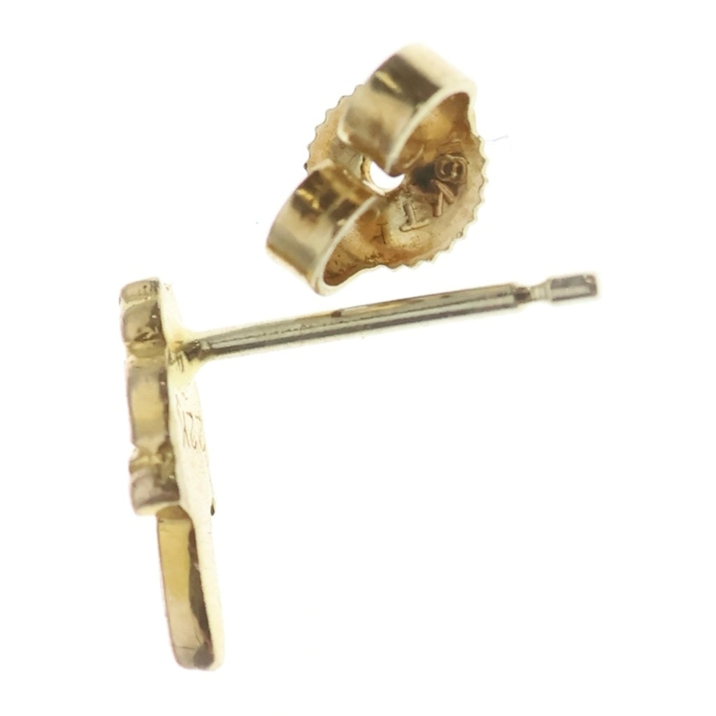 CHROME HEARTS(クロムハーツ) 22K STACK DAGGER ダガースタックスタッドピアス ゴールド