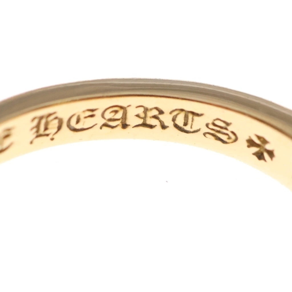 CHROME HEARTS(クロムハーツ) 22K BABYCLSC P RUB ベイビークラシックフローラルクロス PAVEルビー リング ゴールド