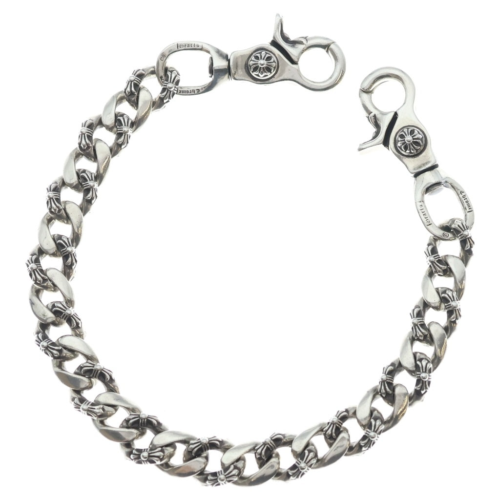 CHROME HEARTS(クロムハーツ) FANCY SHORT-T/2クリップショートファンシー ウォレットチェーン シルバー BCA077