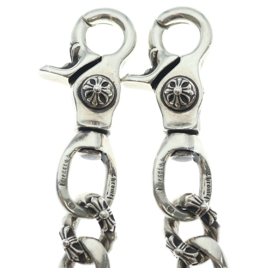 CHROME HEARTS(クロムハーツ) FANCY SHORT-T/2クリップショートファンシー ウォレットチェーン シルバー BCA077