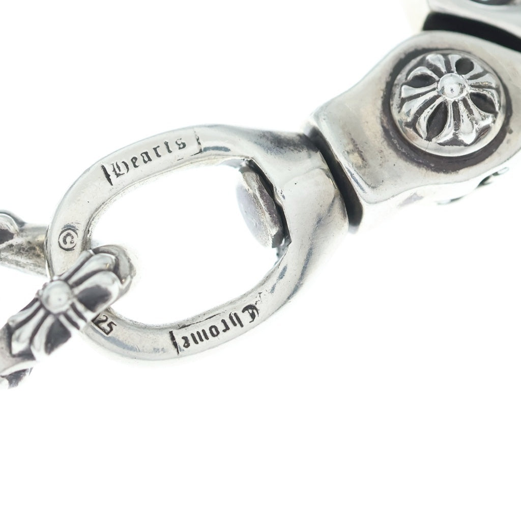 CHROME HEARTS(クロムハーツ) FANCY SHORT-T/2クリップショートファンシー ウォレットチェーン シルバー BCA077