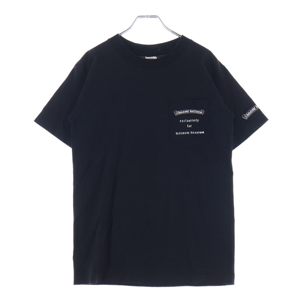 CHROME HEARTS(クロムハーツ) OLD ×UNITED ARROWS ユナイテッドアローズ ダガー クルーネック半袖Tシャツカットソー ブラック