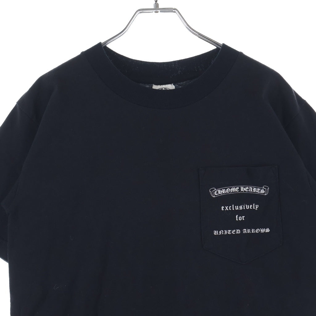 CHROME HEARTS(クロムハーツ) OLD ×UNITED ARROWS ユナイテッドアローズ ダガー クルーネック半袖Tシャツカットソー ブラック
