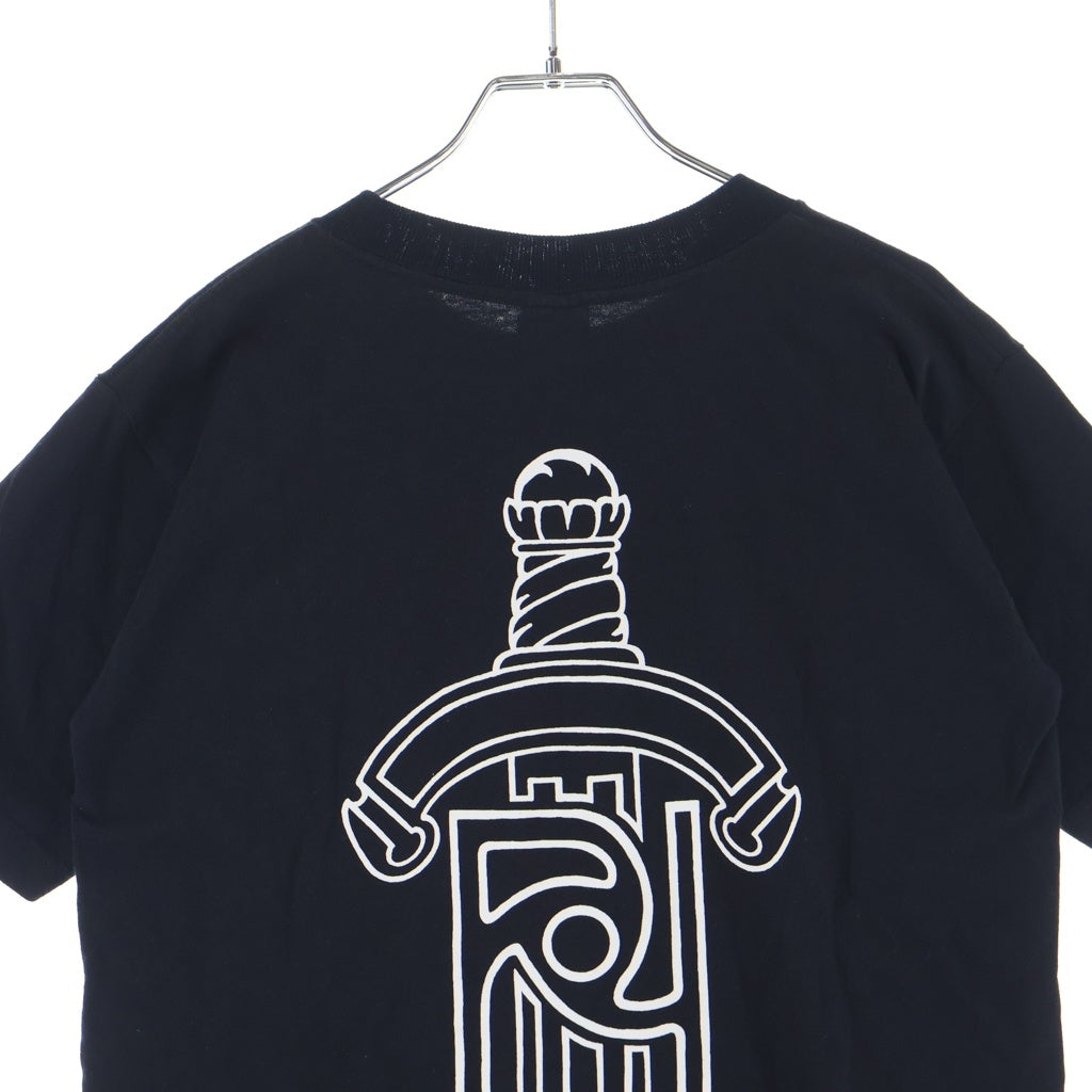 CHROME HEARTS(クロムハーツ) OLD ×UNITED ARROWS ユナイテッドアローズ ダガー クルーネック半袖Tシャツカットソー ブラック