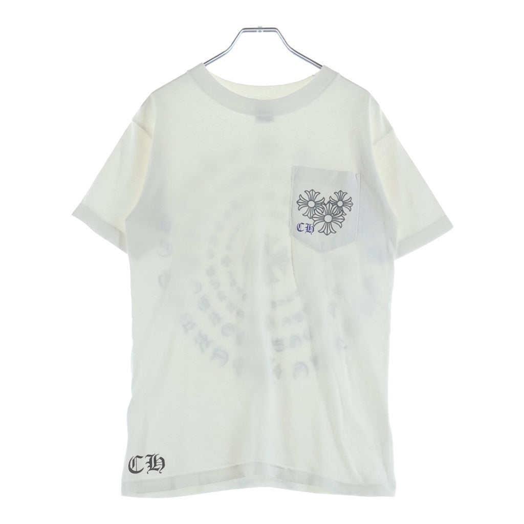 CHROME HEARTS(クロムハーツ) OLD S/S オールド バックCHプラスサークルプリント 半袖Tシャツカットソー