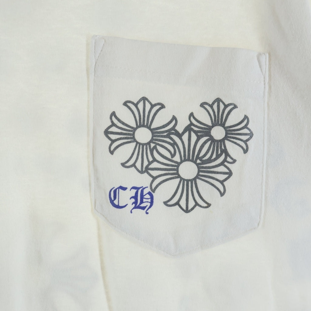 CHROME HEARTS(クロムハーツ) OLD S/S オールド バックCHプラスサークルプリント 半袖Tシャツカットソー