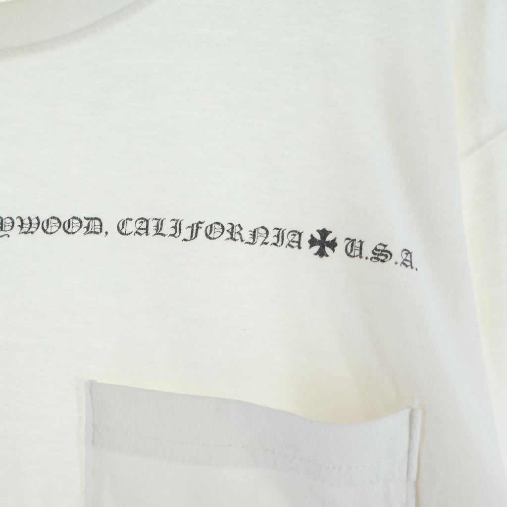 CHROME HEARTS(クロムハーツ) CH L/S 袖CHプラスプリント 長袖Tシャツカットソー