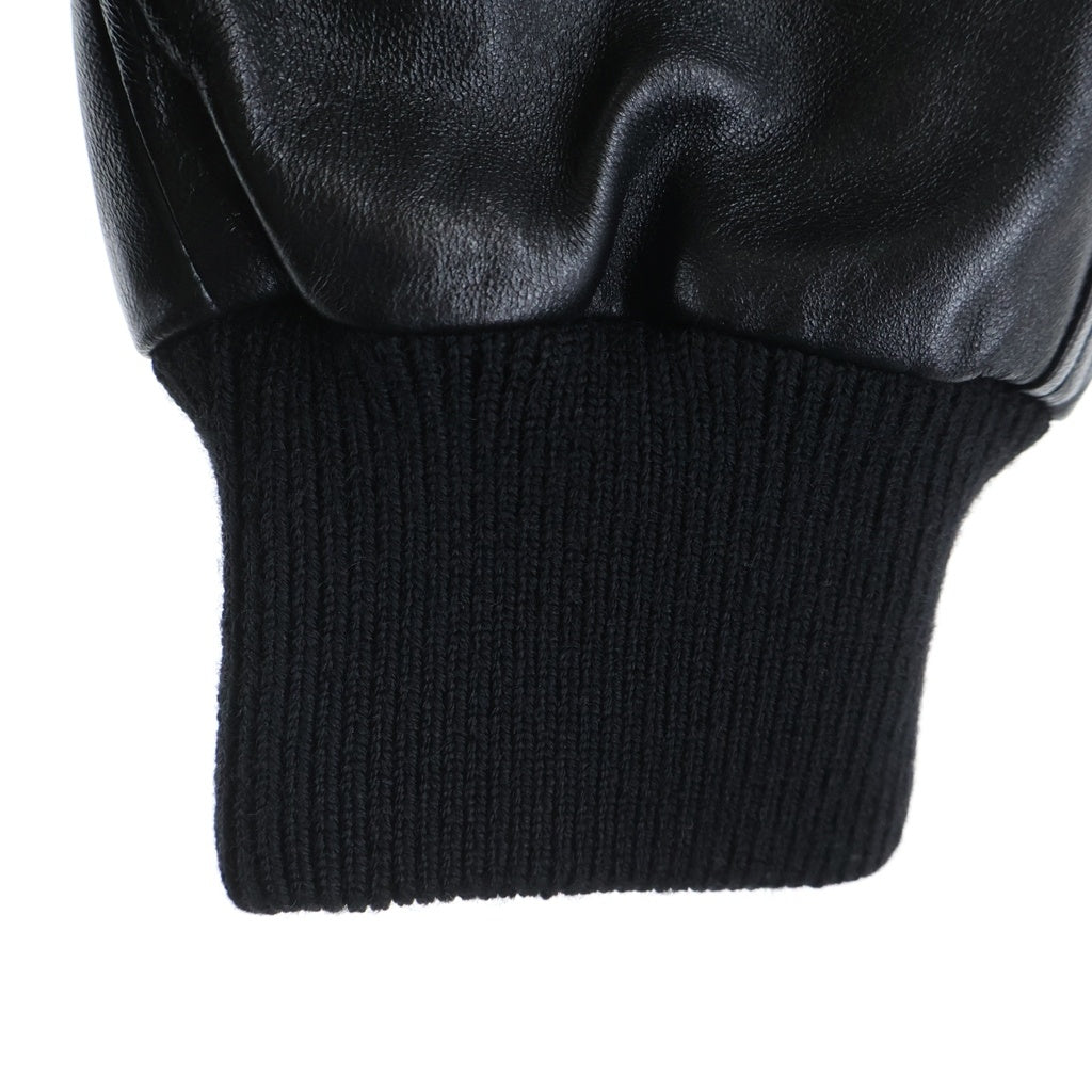 CELINE セリーヌ ソフトラムスキン レザー フードロゴ ジャケット ブラック 2EC25280D SAMPLE サンプル品 CELINE(セリーヌ) ソフトラムスキン レザー フードロゴ ジャケット
