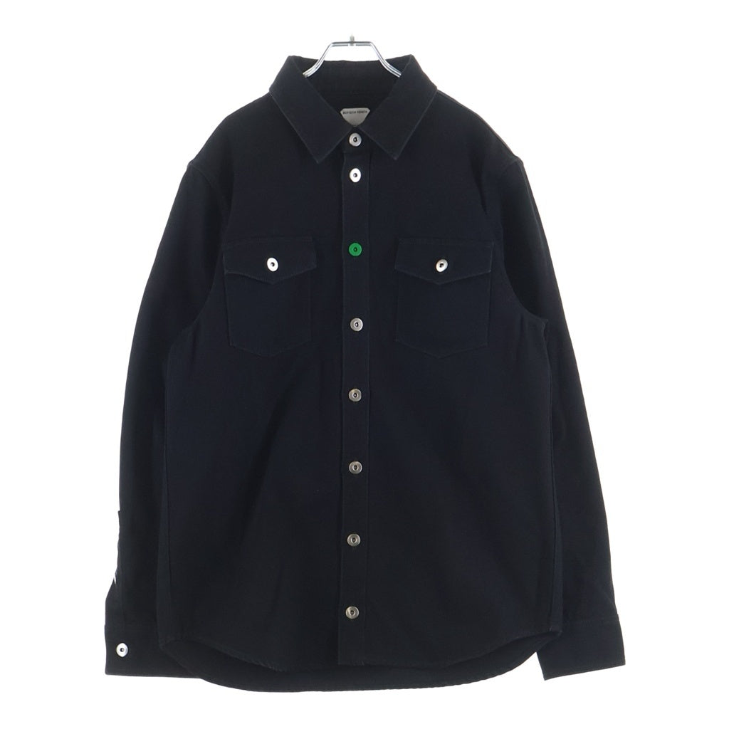 BOTTEGA VENETA(ボッテガヴェネタ) ORIGINAL WASHED DENIM SHIRT デニムジャケット ブラック