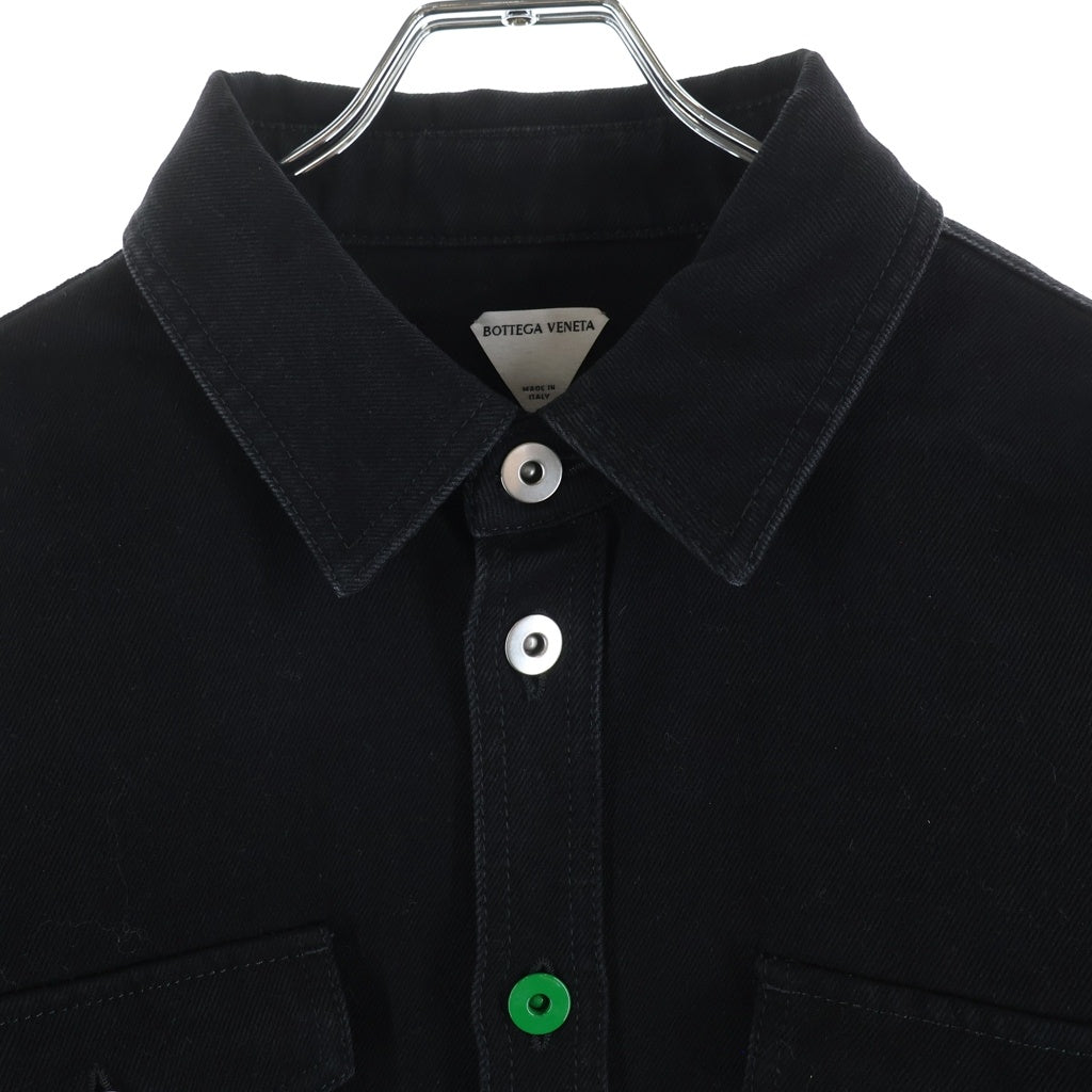 BOTTEGA VENETA(ボッテガヴェネタ) ORIGINAL WASHED DENIM SHIRT デニムジャケット ブラック