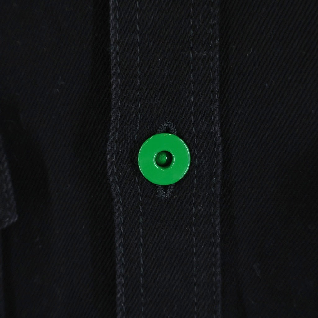 BOTTEGA VENETA(ボッテガヴェネタ) ORIGINAL WASHED DENIM SHIRT デニムジャケット ブラック