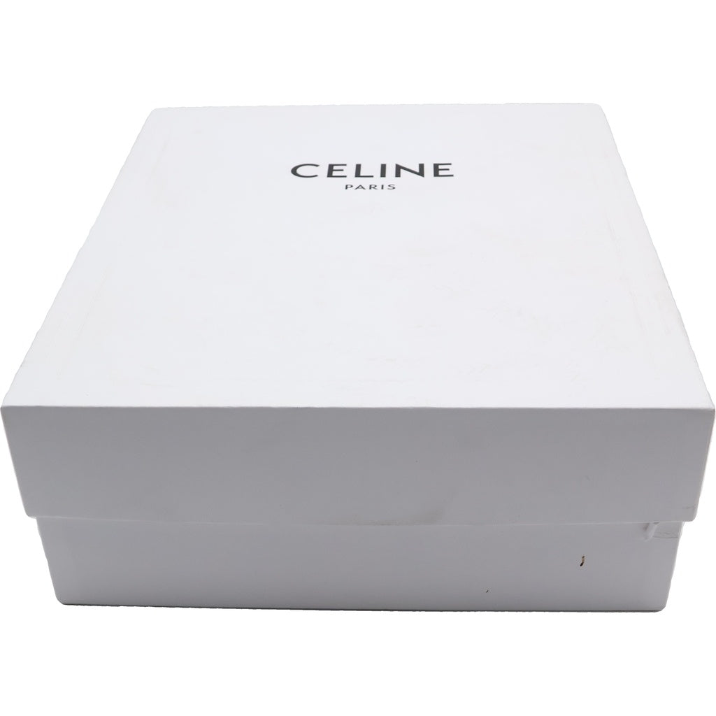 CELINE(セリーヌ) CT-06 ロゴ レザーハイカットシューズ スニーカー ホワイト