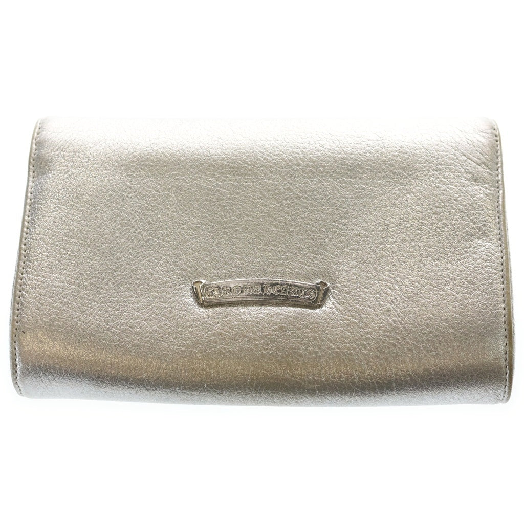 CHROME HEARTS クロムハーツ WAVE4 QLT 3SNP BSフレアボタン#4ウェーブレザークラッチバッグ CHROME HEARTS(クロムハーツ) WAVE4 QLT 3SNP BSフレアボタン#4