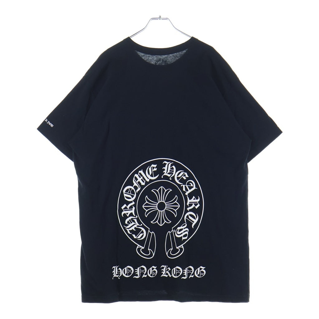 CHROME HEARTS(クロムハーツ) CH T-SHIRT 香港限定 ホースシュープリント 半袖Tシャツ ブラック