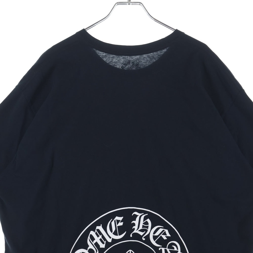 CHROME HEARTS(クロムハーツ) CH T-SHIRT 香港限定 ホースシュープリント 半袖Tシャツ ブラック