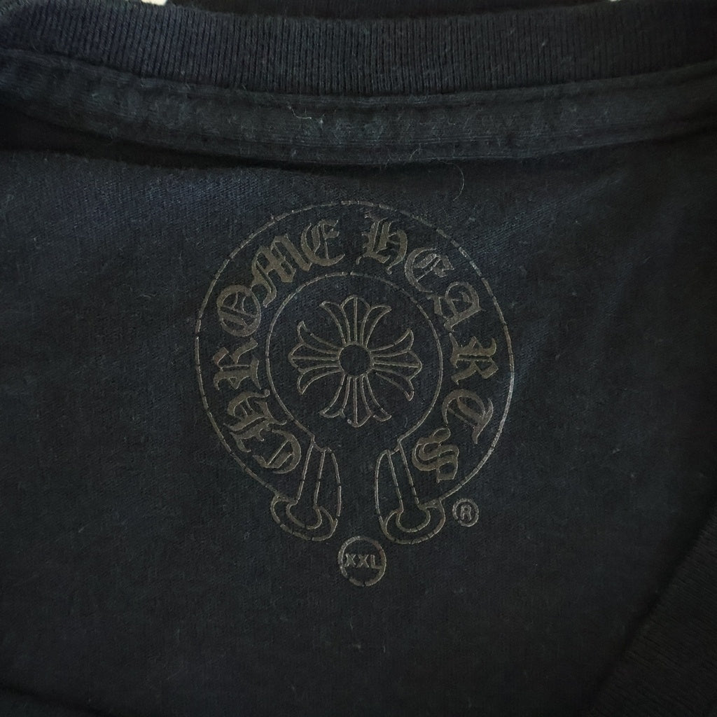 CHROME HEARTS(クロムハーツ) CH T-SHIRT 香港限定 ホースシュープリント 半袖Tシャツ ブラック