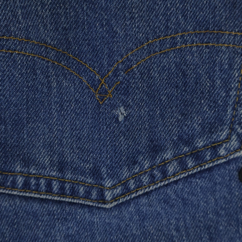 CHROME HEARTS(クロムハーツ) U VNTG JEAN BLU/RED TAB 501クロスパッチ付きウォッシュドデニムパンツ