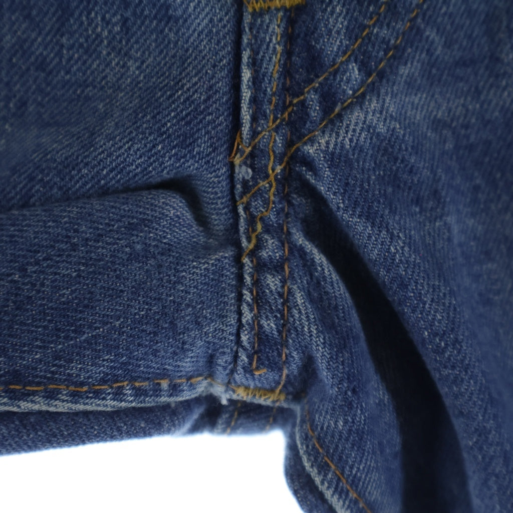 CHROME HEARTS(クロムハーツ) U VNTG JEAN BLU/RED TAB 501クロスパッチ付きウォッシュドデニムパンツ