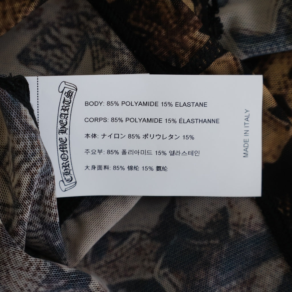 CHROME HEARTS(クロムハーツ) All OVER CROSS PRINT オフショルダー レディース トップス