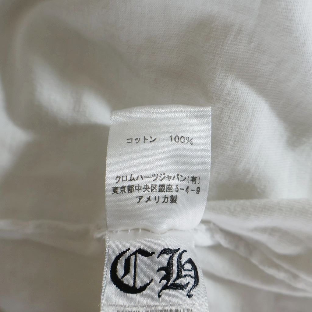 CHROME HEARTS(クロムハーツ) CH L/S TBAR Tバー 袖CHクロスプリント 長袖Tシャツカットソー