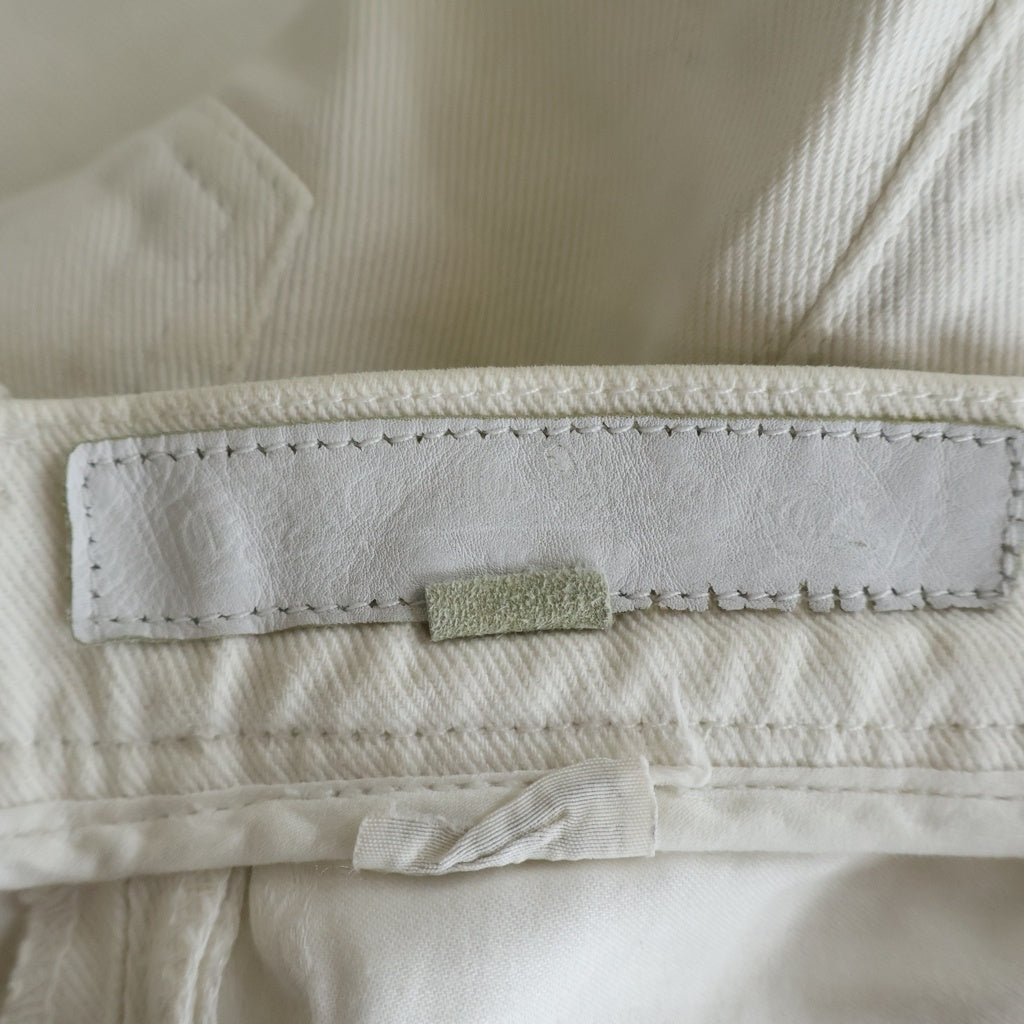 CHROME HEARTS クロムハーツ DNM PANTS フレアニー デニムパンツ ホワイト CHROME HEARTS(クロムハーツ) OLD JEAN SL FLEURKNEE フレアニーデニム