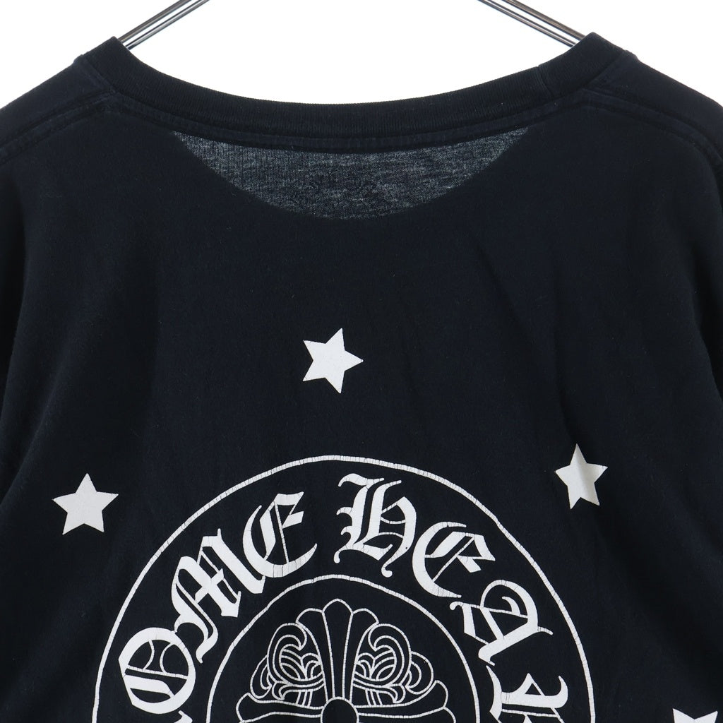 CHROME HEARTS(クロムハーツ) OLD STAR L/S オールド マリブ限定 バックホースシュースタープリント 長袖Tシャツ