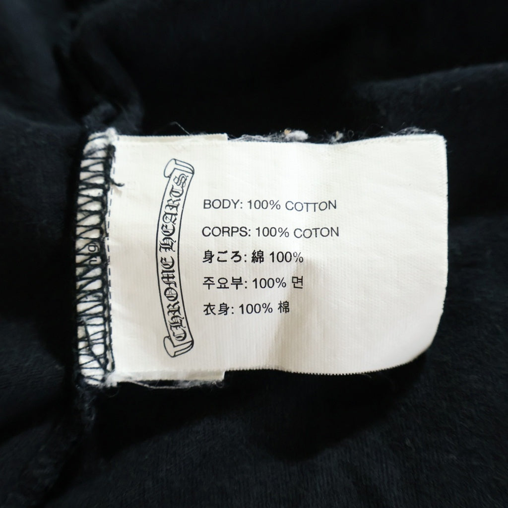 CHROME HEARTS(クロムハーツ) OLD STAR L/S オールド マリブ限定 バックホースシュースタープリント 長袖Tシャツ