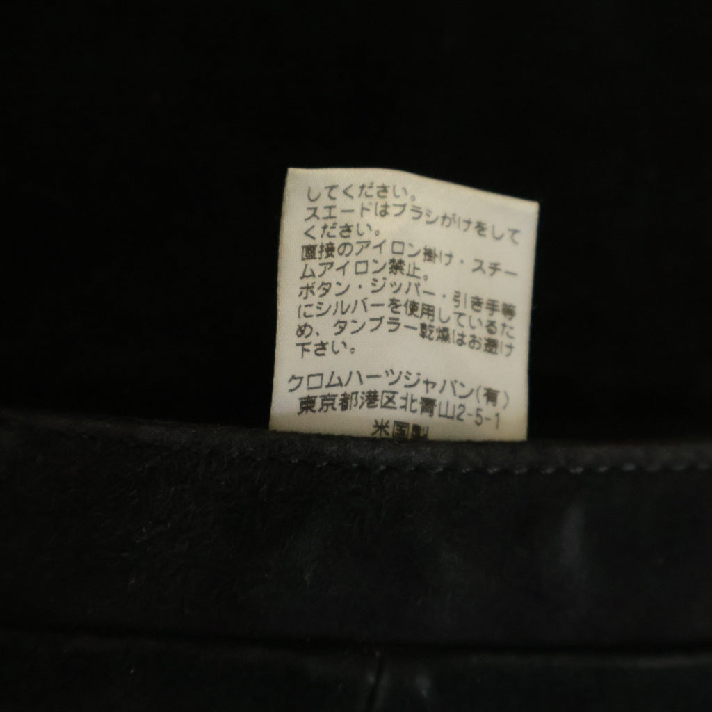 CHROME HEARTS(クロムハーツ) バックシルク切替 6Bレザースエード
