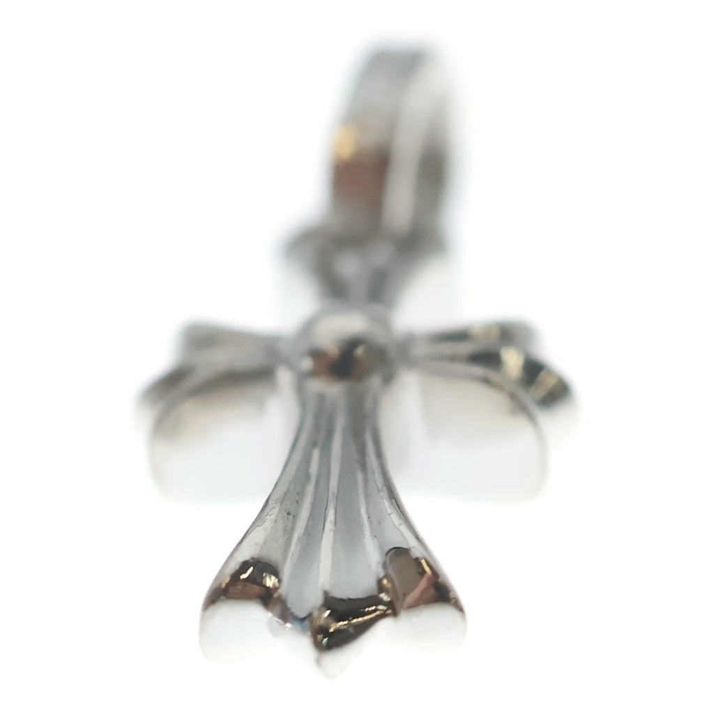CHROME HEARTS(クロムハーツ) 18KWG CRS BBYFAT P/SAP ベイビーファット PAVEサファイア ホワイトゴールドネックレストップ