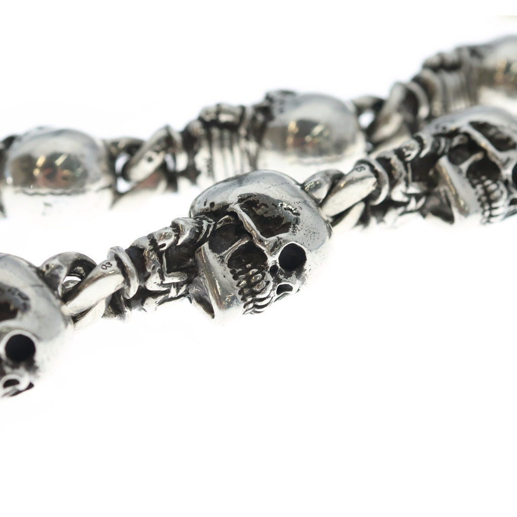 CHROME HEARTS(クロムハーツ) FOTI DLFN 2クリップ フォティデルフィーノ ウォレットチェーン シルバー