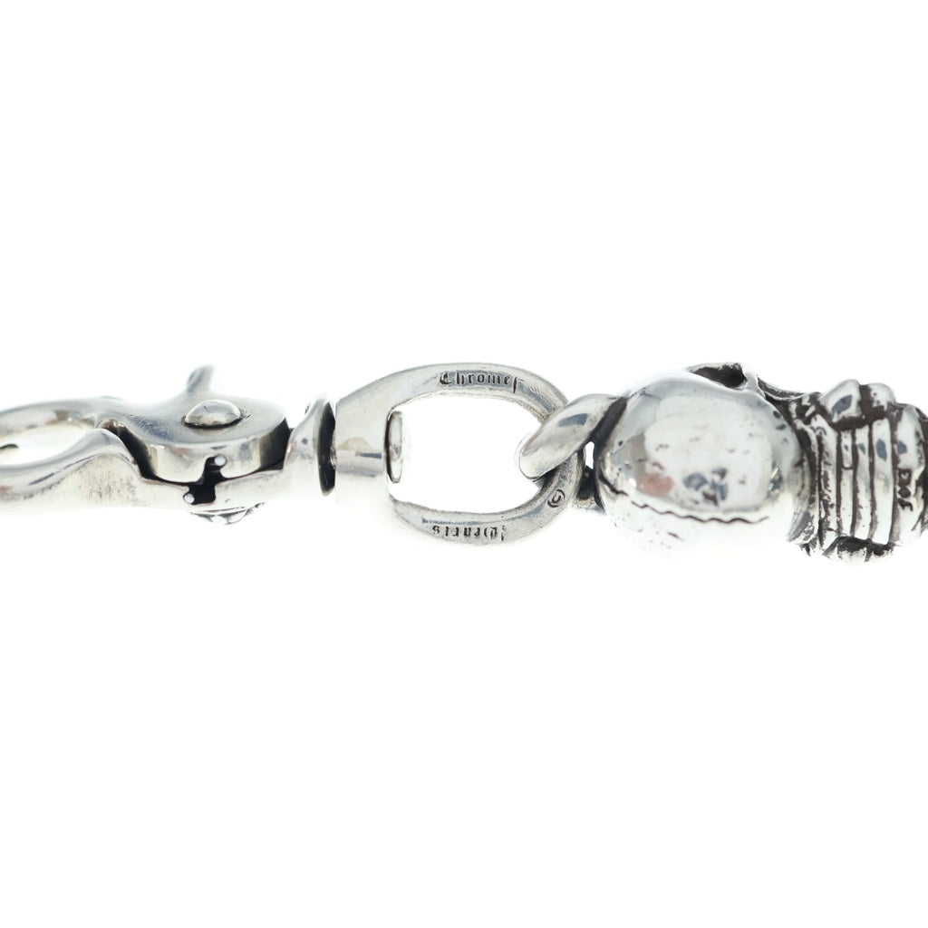 CHROME HEARTS(クロムハーツ) FOTI DLFN 2クリップ フォティデルフィーノ ウォレットチェーン シルバー