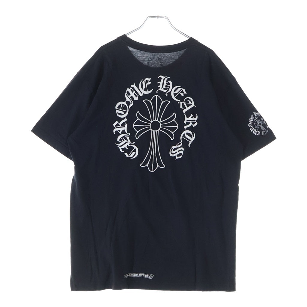 CHROME HEARTS(クロムハーツ) CH S/S ネックロゴ バックCHクロスプリント 半袖Tシャツ