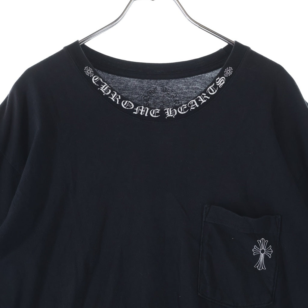 CHROME HEARTS(クロムハーツ) CH S/S ネックロゴ バックCHクロスプリント 半袖Tシャツ