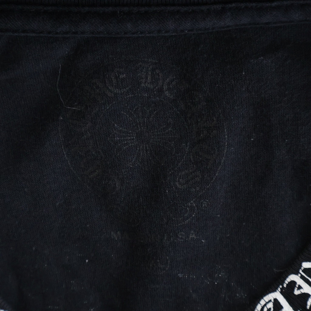 CHROME HEARTS(クロムハーツ) CH S/S ネックロゴ バックCHクロスプリント 半袖Tシャツ