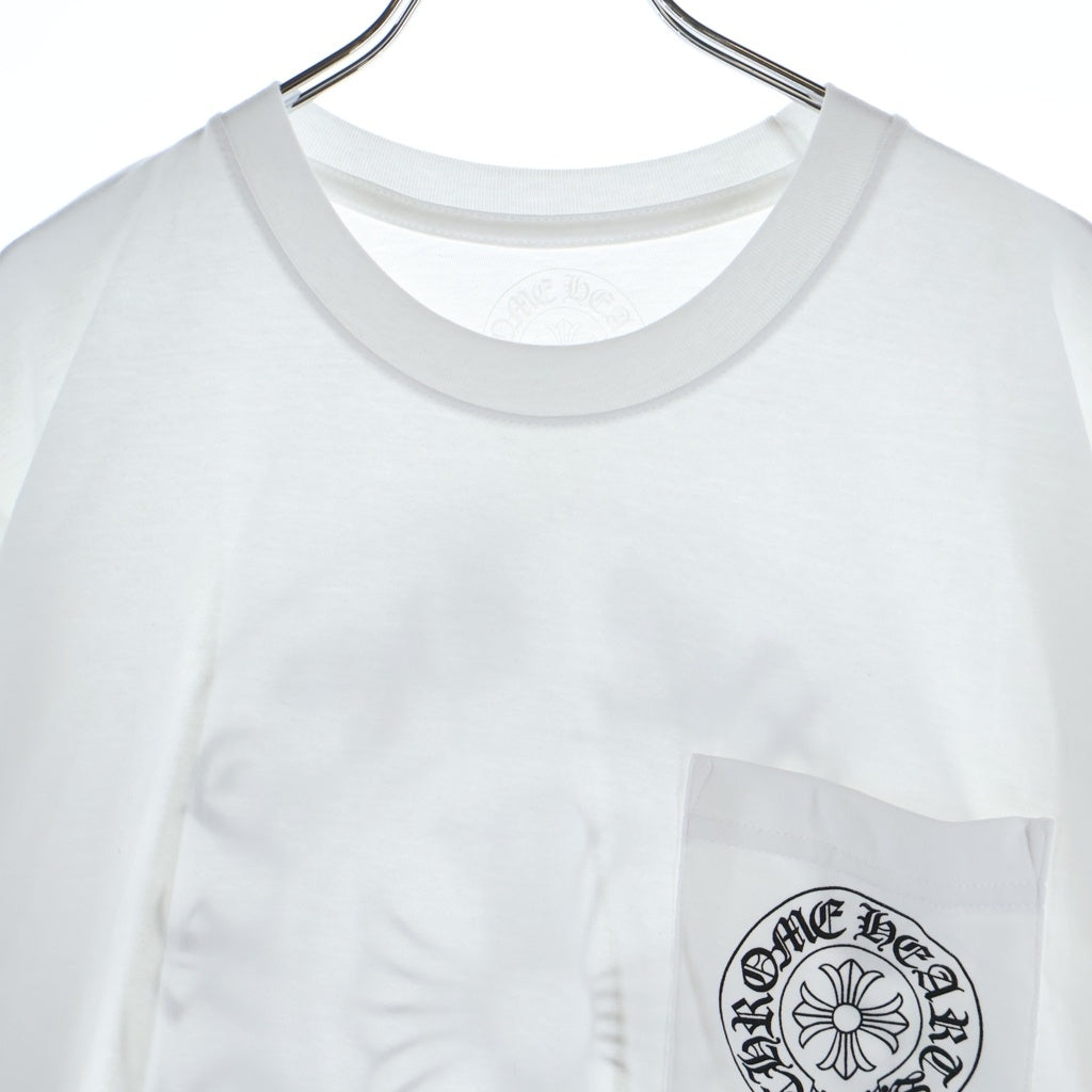 CHROME HEARTS(クロムハーツ) CH T-SHIRT バックホースシュープリント 半袖Tシャツ カットソー ホワイト