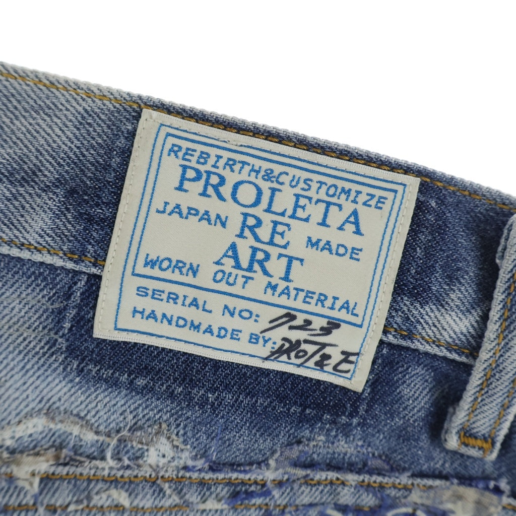 PROLETA RE ART(プロレタリアート) MEME HACK TOON FRALE DENIM フレア