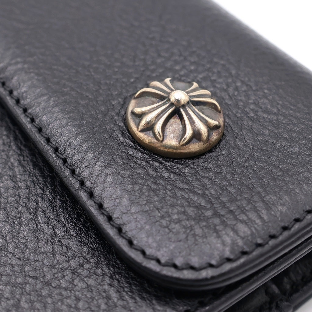 CHROME HEARTS(クロムハーツ) WAVE ウェーブ レザーウォレット 財布 ブラック