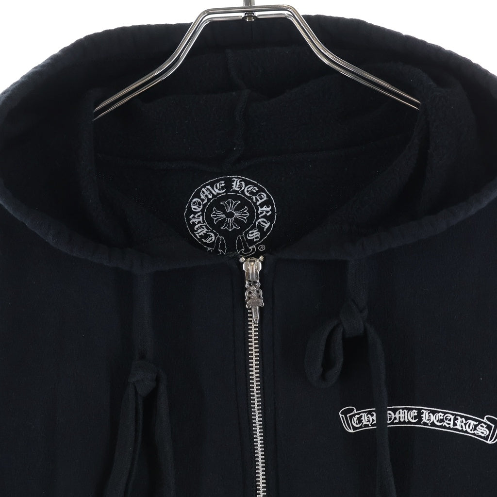 CHROME HEARTS(クロムハーツ) SWTSHIRT HD ZIP バックアーチロゴジップアップパーカー