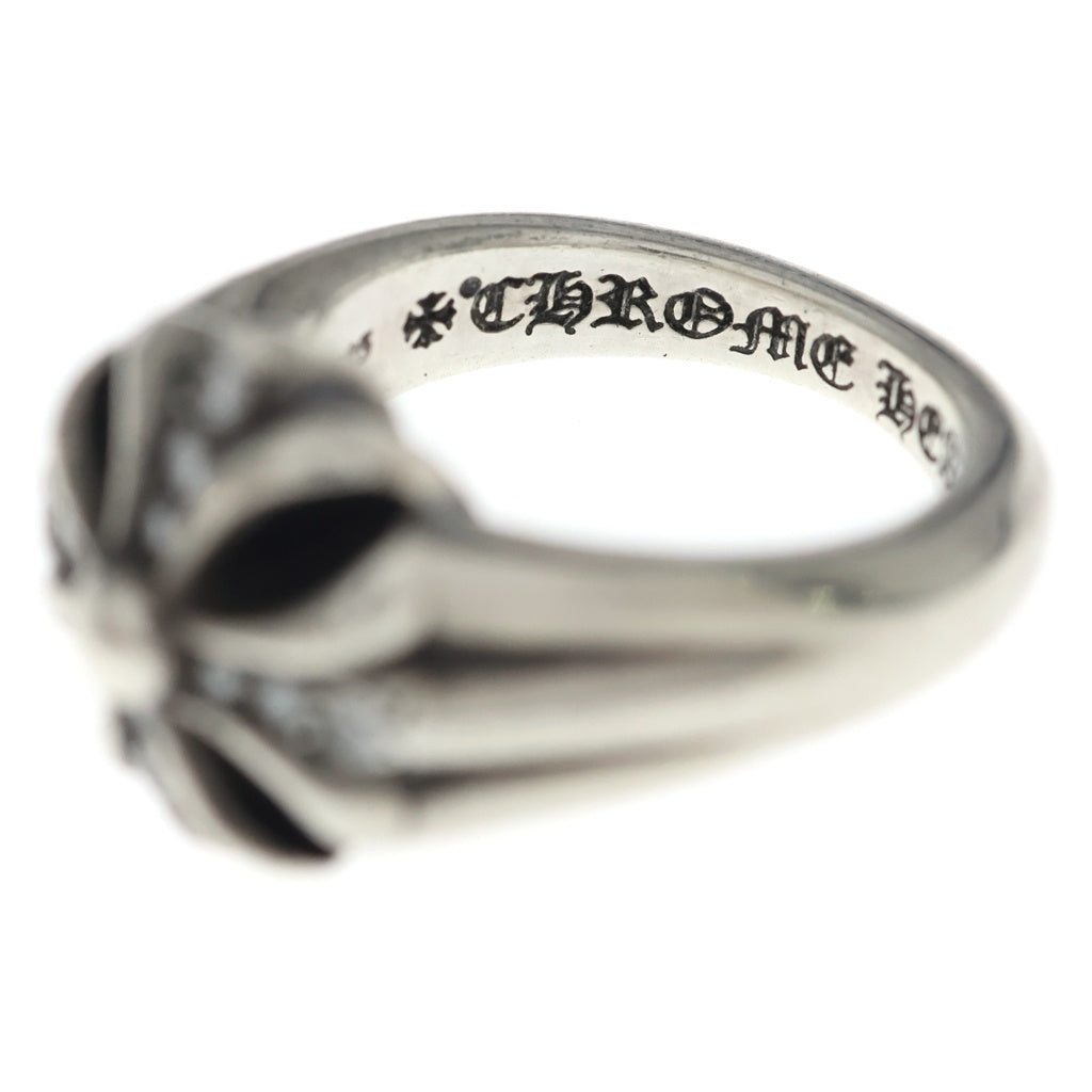 CHROME HEARTS(クロムハーツ) CUTOUT CH PLS SML P/D スモールカットアウトプラス PAVEダイヤ シルバーリング