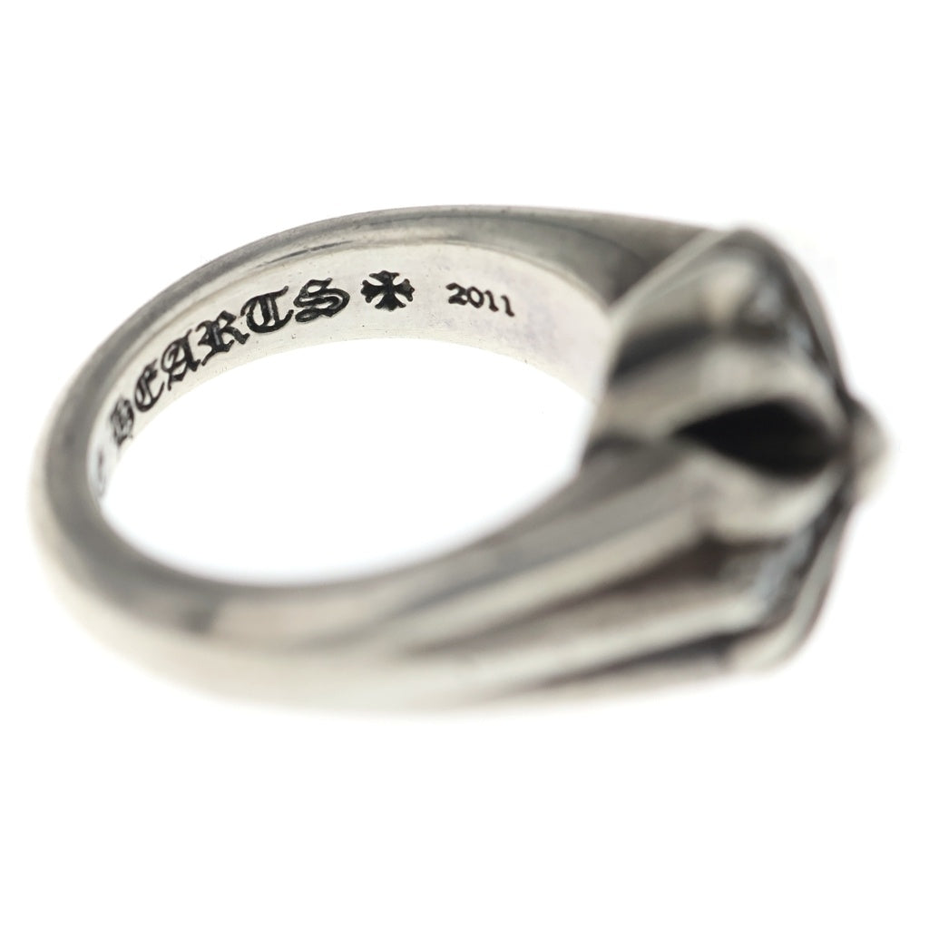 CHROME HEARTS(クロムハーツ) CUTOUT CH PLS SML P/D スモールカットアウトプラス PAVEダイヤ シルバーリング