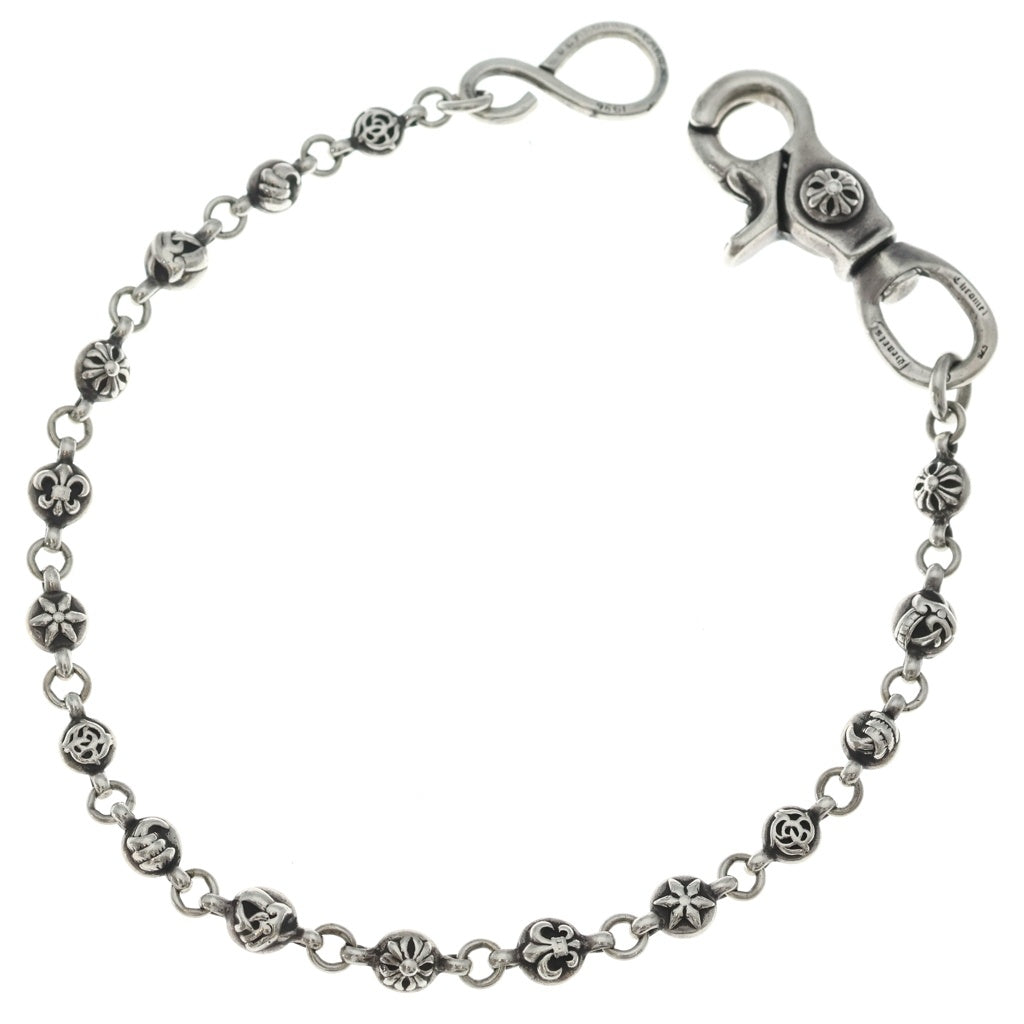 CHROME HEARTS(クロムハーツ) 1BALL SHORT-S/1クリップショート#1マルチボール ウォレットチェーン シルバー