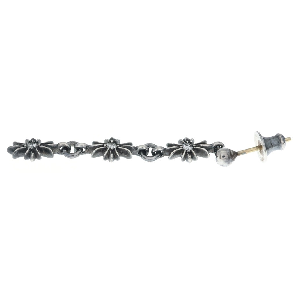 CHROME HEARTS(クロムハーツ) TINY E CH PLS 3 DIA タイニーE CHプラス 両面ダイヤ ピアス シルバー