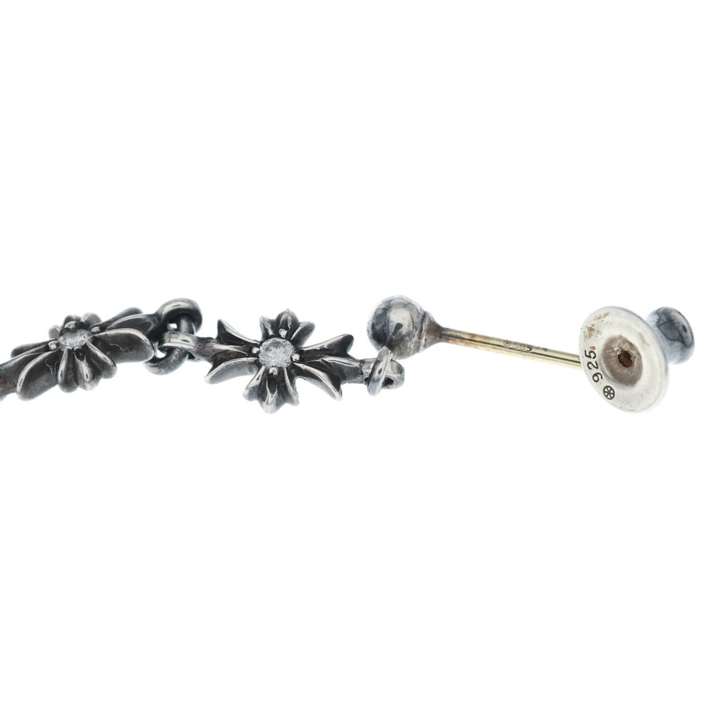 CHROME HEARTS(クロムハーツ) TINY E CH PLS 3 DIA タイニーE CHプラス 両面ダイヤ ピアス シルバー